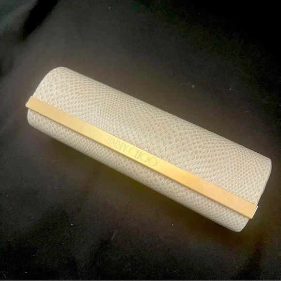 Jimmy Choo | Bags | Jimmy Choo Cream Faux Snakeskin  display picture 1